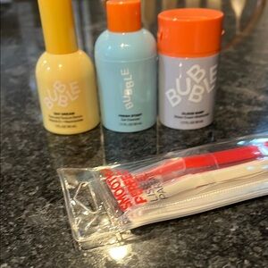 Vibrant Skincare Collection Yellow and Blue Bubble. New without tags